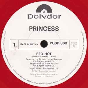 Princess Red Hot Ltd Vinyl You