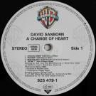 David Sanborn – A Change Of Heart (EU87) thumbnail